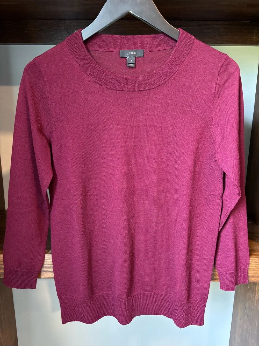 J. Crew 100% Merino Wool Women's Crewneck Sweater